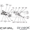 Cifial 600021BHX Brookhaven Cross Thermostatic Shower Valve Dimension