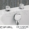 Cifial 600033EM Emmie Deck Valve and Aqua Filler Spare Parts