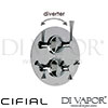 Cifial 600060BHL Brookhaven Lever Thermostatic Shower Valve with Diverter Spare Parts