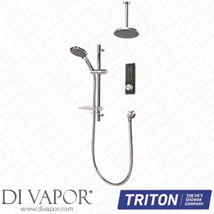 Triton H2ome HP/Combi Ceiling & Rear Fed Dual Outlet Black Thermostatic Digital Mixer Shower 6003X Spare Parts