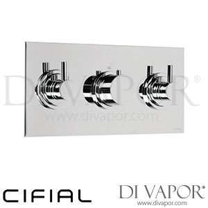 Cifial 600L32TB Techno 300 3 Control Landscape Thermostatic Valve 2 Outlets Shower Spare Parts