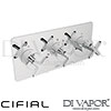 Cifial Texa 3 Control Landscape Valve 2 Outlets Spare Parts