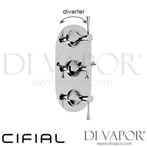 Cifial 600V33BHL Brookhaven Lever 3 Control Thermostatic Valve with Diverter Spare Parts