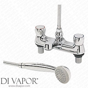 Swirl Contract Deck-Mounted Metal Head Bath Shower Mixer Tap 61344 Spare Parts