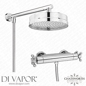 Chatsworth Traditional Crosshead Shower Bar Valve + 200mm Overhead Shower - 61AXSV-FH Spare Parts