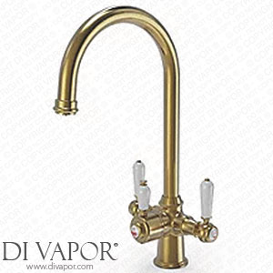 ScrewFix 621RG ETAL Traditional Cruciform 3-in-1 Hot Water Kitchen Tap Gold Spare Parts