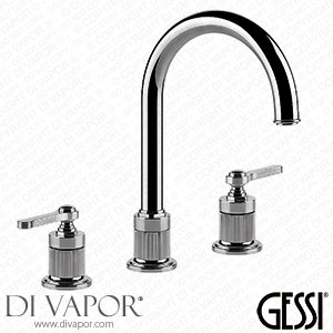 Gessi Venti20 Three Piece Basin Mixer Curved Spout 65016#031 Spare Parts