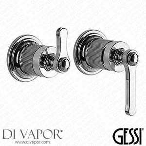 Gessi Venti20 Manual Mixer Valve with Diverter 65038#031 Spare Parts