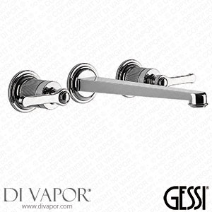 Gessi Venti20 Wall-Mounted Three Piece Basin Mixer Long Spout 65090#031 Spare Parts