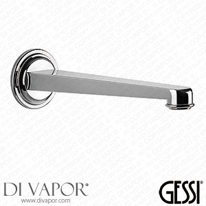 Gessi Venti20 Wall-Mounted Basin Spout Medium 65102#031 Spare Parts