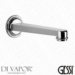 Gessi Venti20 Wall-Mounted Bath Spout 65103#031 Spare Parts