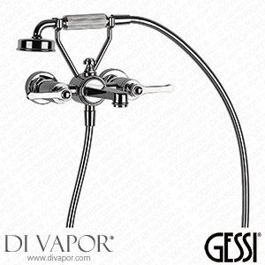 Gessi Venti20 Wall-Mounted Bath Shower Mixer 65113#031 Spare Parts