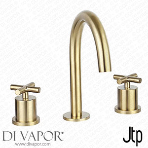 JTP Solex Brushed Brass 3 Hole Deck Mounted Basin Mixer - 66193BBR Spare Parts