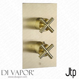 JTP Solex Brushed Brass Twin Outlet Thermostatic Concealed Shower Valve - 6671ABBR Spare Parts