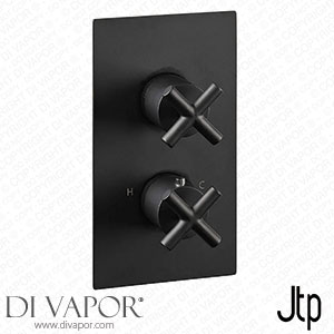 JTP Solex Matt Black Twin Outlet Thermostatic Concealed Shower Valve - 6671AMB Spare Parts