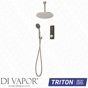 Triton H2ome HP/Combi Ceiling & Rear Fed Dual Outlet Chrome / Black Thermostatic Digital Shower 702CF Spare Parts