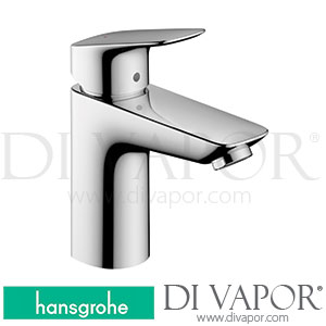 Hansgrohe 71295009 Logis Single Lever Basin Mixer 100 with Push-Open Waste Set 2 Ticks >04/20 Spare Parts