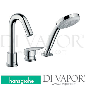 Hansgrohe 71313000 Logis 3-Hole Rim Mounted Single Lever Bath Mixer >01/15 Spare Parts