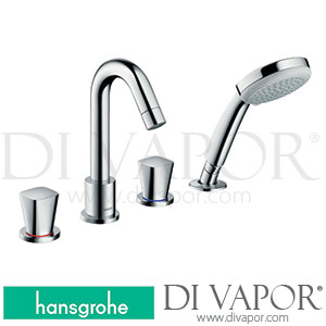 Hansgrohe 71314000 Logis 4-Hole Rim Mounted Bath Mixer >01/15 Spare Parts