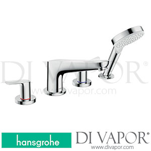 Hansgrohe 71316000 Logis E 4-Hole Rim Mounted Bath Mixer >01/18 Spare Parts