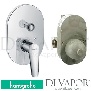 Hansgrohe 71408000 Logis E Single Lever Bath Mixer Set for Concealed Installation >01/18 Spare Parts