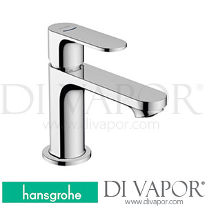 Hansgrohe 72503000 Rebris S Pillar Tap 80 with Lever Handle for Cold Water Or Pre-Adjusted Water without Waste Set >06/22 Spare Parts