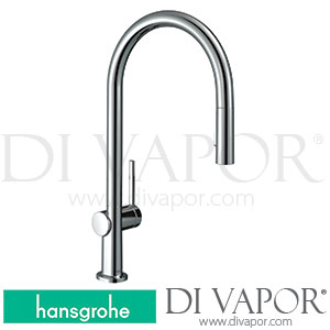 Hansgrohe 72800000 Talis M54 Single Lever Kitchen Mixer 210, Pull-Out Spray, 2Jet Spare Parts >12/19