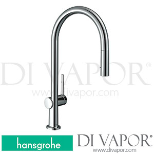 Hansgrohe 72800004 Talis M54 Single Lever Kitchen Mixer 210, Pull-Out Spray, 2Jet Spare Parts >04/20