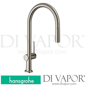 Hansgrohe 72800800 Talis M54 Single Lever Kitchen Mixer 210, Pull-Out Spray, 2Jet Spare Parts >04/20