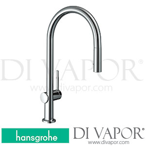 Hansgrohe 72801000 Talis M54 Single Lever Kitchen Mixer 210, Pull-Out Spray, 2Jet, Sbox Spare Parts >12/19