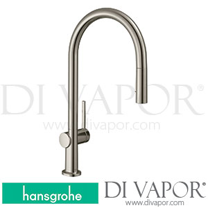 Hansgrohe 72801800 Talis M54 Single Lever Kitchen Mixer 210, Pull-Out Spray, 2Jet, Sbox Spare Parts >12/19