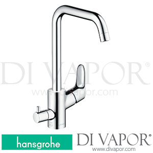 Hansgrohe 73884000 Focus M41 Single Lever Kitchen Mixer 260, Device Shut-Off Valve, 1Jet Spare Parts 04/17 - 12/20