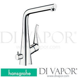 Hansgrohe 73899000 Metris M71 Single Lever Ktichen Mixer 320, Device Shut-Off Valve, 1Jet, Dzr Spare Parts >08/20