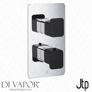 JTP Axel Single Outlet Thermostatic Concealed Shower Valve with Matt Black Handles - 74651MBH Spare Parts