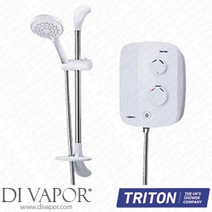 Triton Silent Rear-Fed White / Chrome Thermostatic Power Shower 747HF Spare Parts