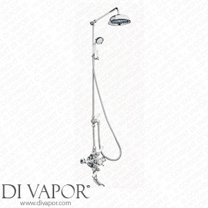 Swadling Invincible - 7540 - 7549 Double Exposed Shower Mixer with Rigid Riser Kit Deluge Hand Shower and Bath Spout Spare Parts