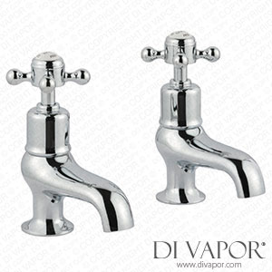 Butler & Rose 76015 Caledonia Crosshead Bath Pillar Taps - Chrome Spare Parts