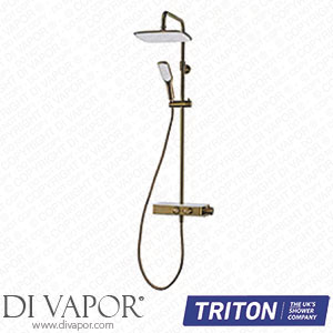 Triton Rear-Fed Exposed Brushed Brass Thermostatic Mixer Diverter Shower 775JF Spare Parts