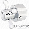 Bathroom Republic Shower Traditional Temperature Control Handle 785M5