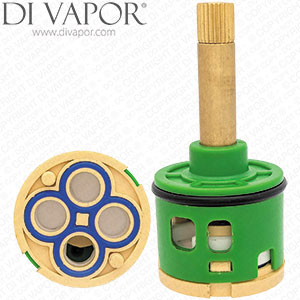 74mm 4-Way Diverter Cartridge 35mm Barrel Diameter with 37mm Spindle - 24 Spline