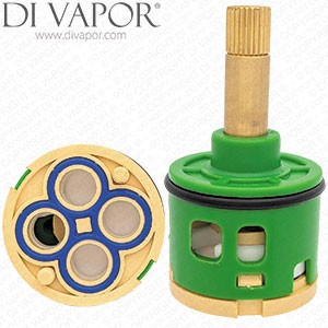 65mm 4-Way Diverter Cartridge 35mm Barrel Diameter with 28mm Spindle - 24 Spline