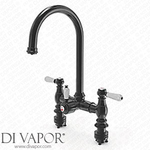 ScrewFix 838RG ETAL Traditional Bridge 3-in-1 Hot Water Kitchen Tap Matt Black Spare Parts