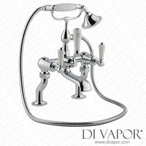 Butler & Rose 85275-PV Caledonia Lever Deck Mounted Bath Shower Mixer With Kit Spare Parts