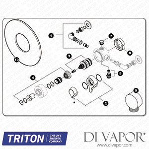 Triton 86004410 Eco Eden Thermostatic Mixer Spare Parts