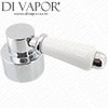 Lever Flow Control Handle for Victorian Plumbing Milan Twin & Triple Shower Valve - 894P7343 Compatible Spare