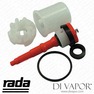 Rada TF605 basin tap time flow cartridge assembly Hot/Red (902.38) Spare Parts