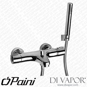 Paini 92CR100TH Arena Thermostatic Bath Shower Mixer with Fixed Kit Spare Parts