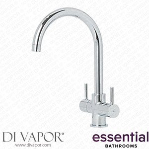 Essentials 9385T Dual-Lever Mono Mixer Kitchen Tap Chrome Spare Parts