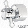 Arezzo Shower Valve Traditional Temperature Control Handle for RSV31 Thermostatic Cartridge - 949H4U Compatible Spare