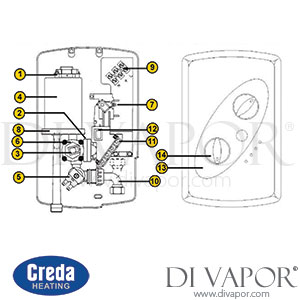 Creda 950DL Shower Spare Parts